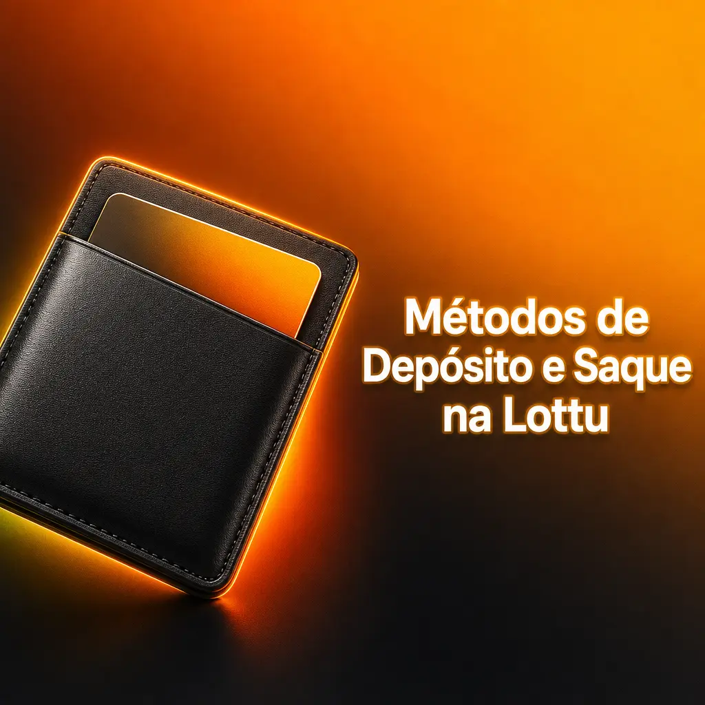 Métodos de depósito e saque na Lottu: PIX, transferência bancária, cartão de débito e carteiras digitais disponíveis.