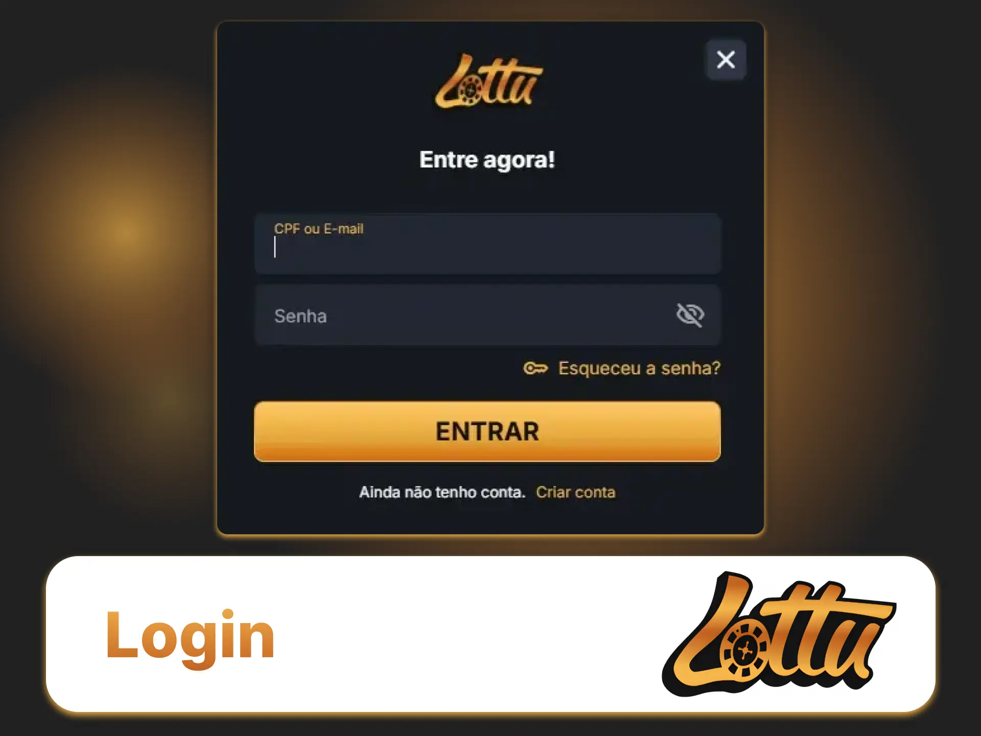 Faça login no cassino Lottu e acesse seus jogos e apostas favoritas.