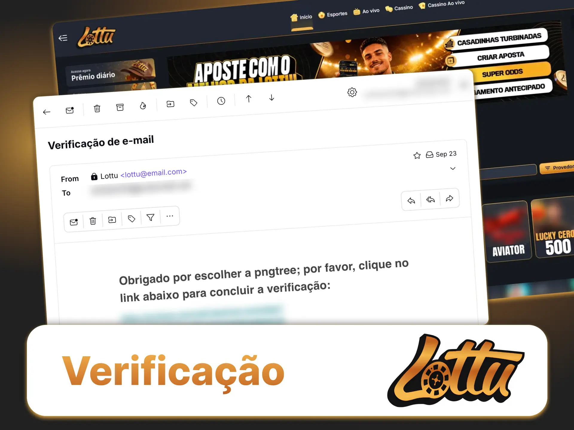 Verifique sua conta no cassino Lottu e garanta saques rápidos via PIX.