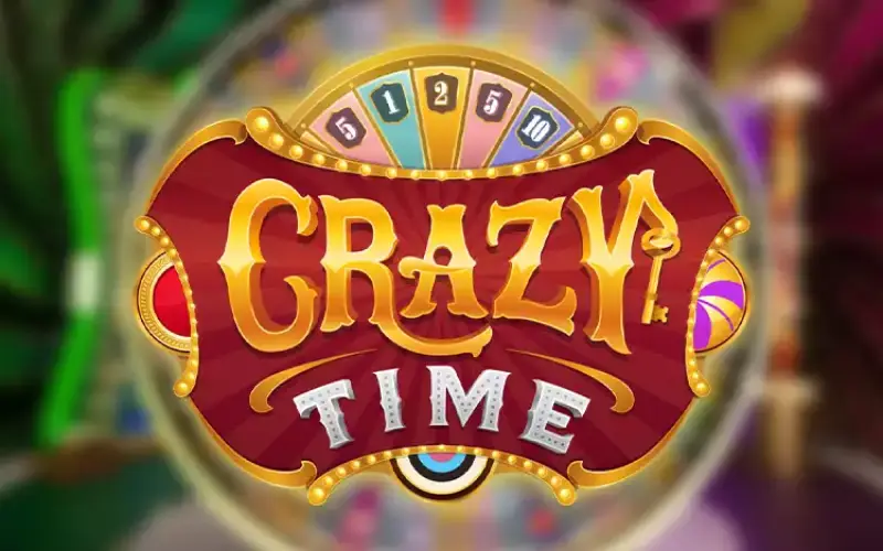 Abra o app do cassino Lottu e divirta-se na roda da fortuna do Crazy Time ao vivo.